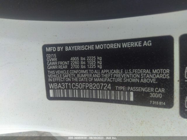 WBA3T1C50FP820724 BMW 4 Series 428i Xdrive