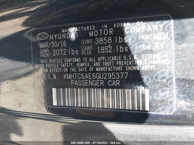 Hyundai Veloster Turbo 2016 KMHTC6AE6GU295377 Image 15