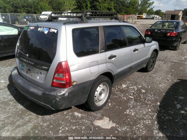 2004 SUBARU FORESTER X VIN: JF1SG63614G750758