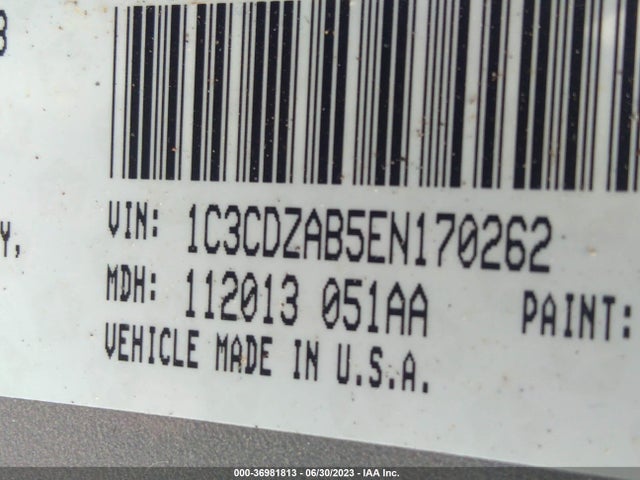 Dodge AVENGER SE 2014 1C3CDZAB5EN170262 Image 9