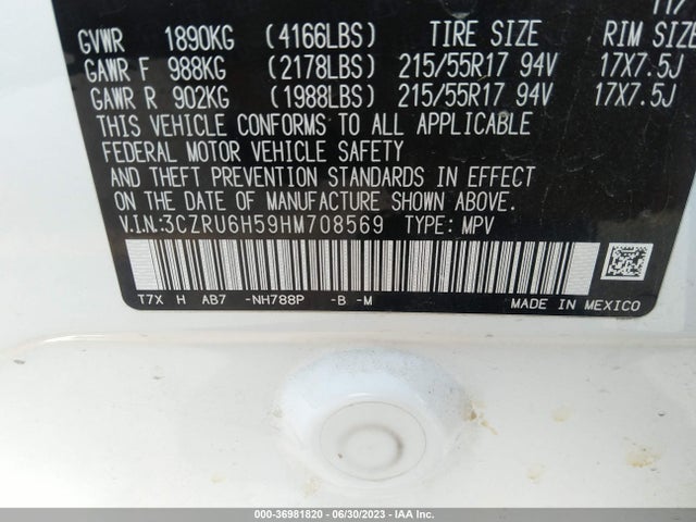 Honda HR-V EX 2017 3CZRU6H59HM708569 Image 16