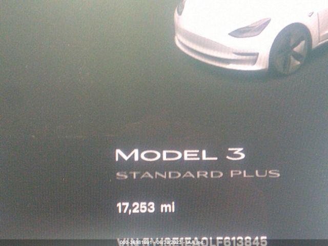 5YJ3E1EA0LF613845 Tesla Model 3 Standard Range