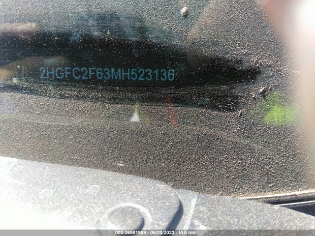 Honda Civic Sedan Lx 2021 2HGFC2F63MH523136 Image 9