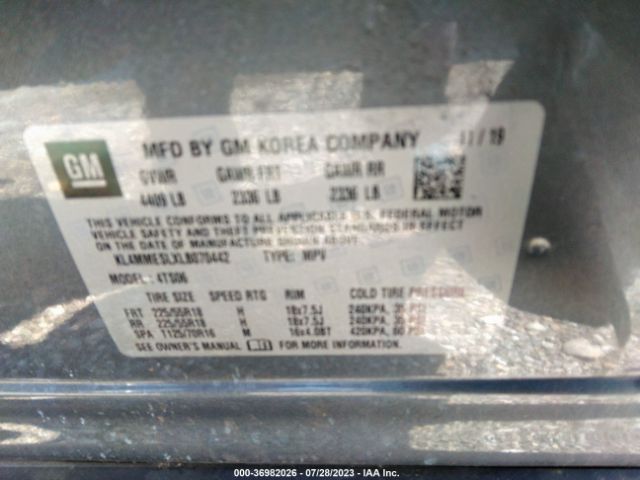 2020 BUICK ENCORE GX KL4MMESLXLB070442 Photo 8