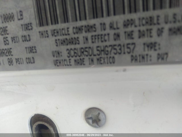 3C6UR5DL5HG753157 RAM 2500 Big Horn