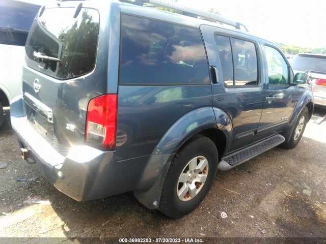 2005 NISSAN PATHFINDER SE OFF ROAD VIN: 5N1AR18W75C749470