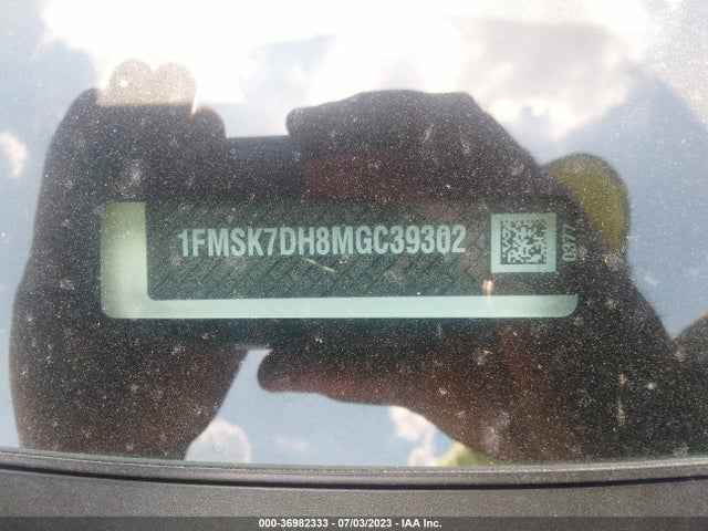 2021 FORD EXPLORER XLT VIN: 1FMSK7DH8MGC39302