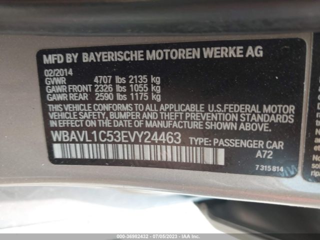 WBAVL1C53EVY24463 BMW X1 Xdrive28i