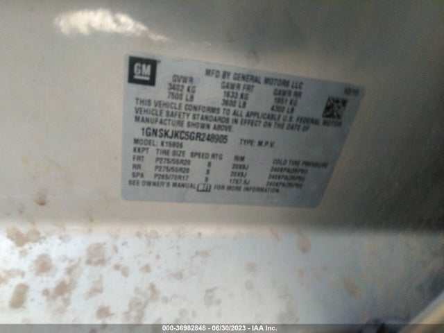 Chevrolet Suburban Ltz 2016 1GNSKJKC5GR248905 Image 14