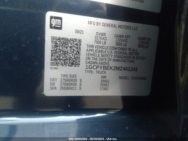 Chevrolet Silverado 1500 Custom 2021 1GCPYBEK2MZ441241 Image 9