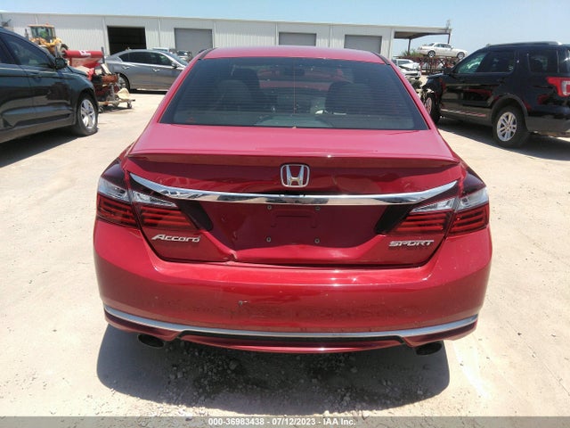 2016 HONDA ACCORD SPORT VIN: 1HGCR2F56GA172931