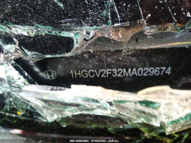 2021 HONDA ACCORD SEDAN SPORT VIN: 1HGCV2F32MA029674