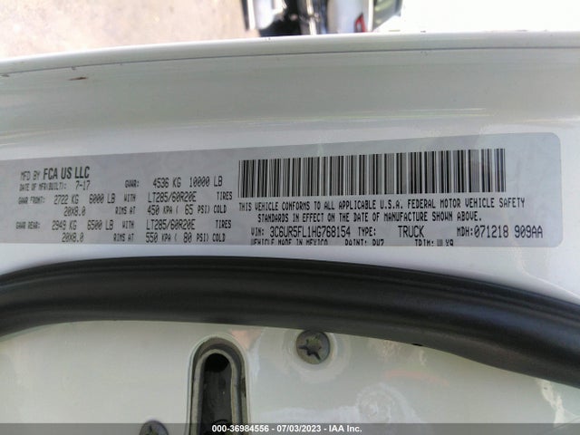 3C6UR5FL1HG768154 RAM 2500 Laramie