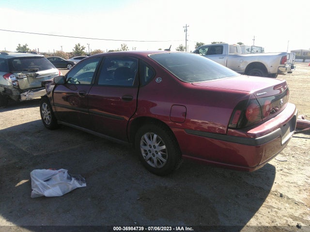 2005 CHEVROLET IMPALA BASE VIN: 2G1WF52E759272582