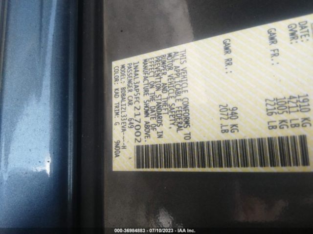 1N4AL3AP5FC217002 Nissan Altima 2.5 Sv
