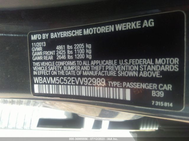 WBAVM5C52EVV92989 BMW X1 Xdrive35i