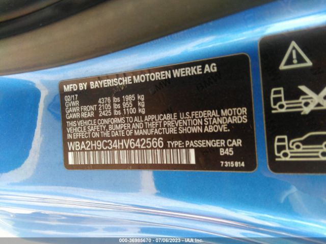 WBA2H9C34HV642566 BMW 2 Series 230i Xdrive