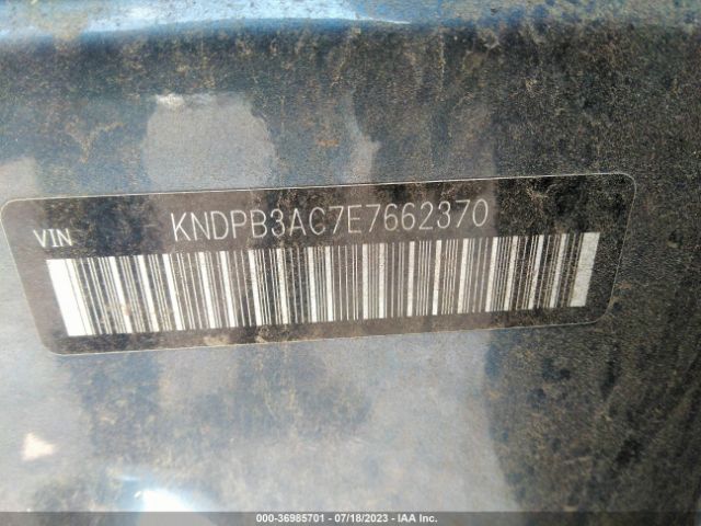 KNDPB3AC7E7662370 KIA Sportage Lx