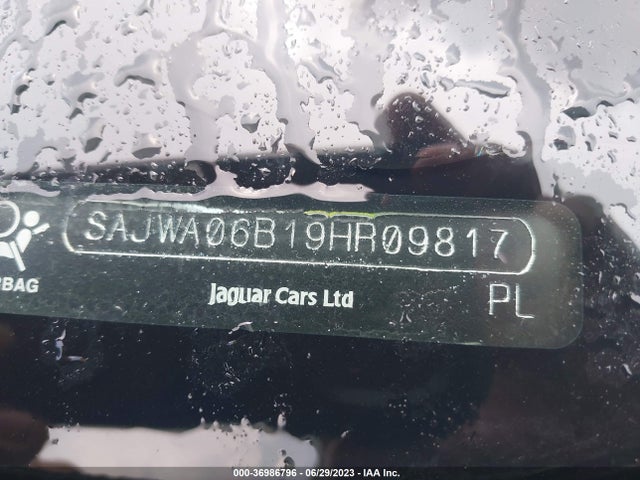 2009 JAGUAR XF PREMIUM LUXURY VIN: SAJWA06B19HR09817
