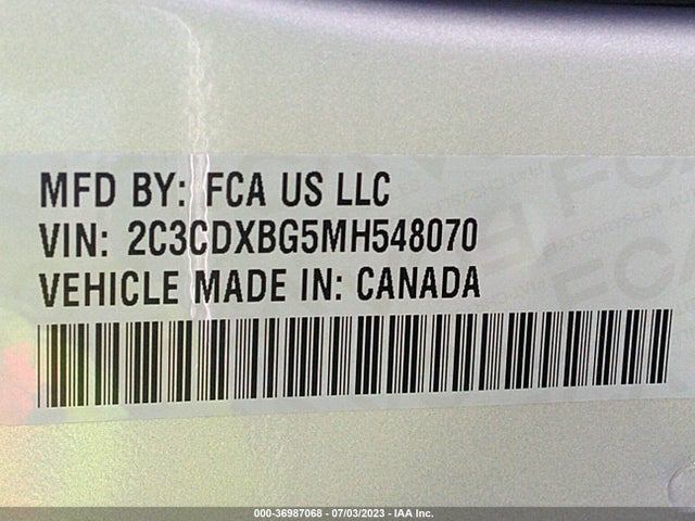 Dodge Charger Sxt 2021 2C3CDXBG5MH548070 Image 9