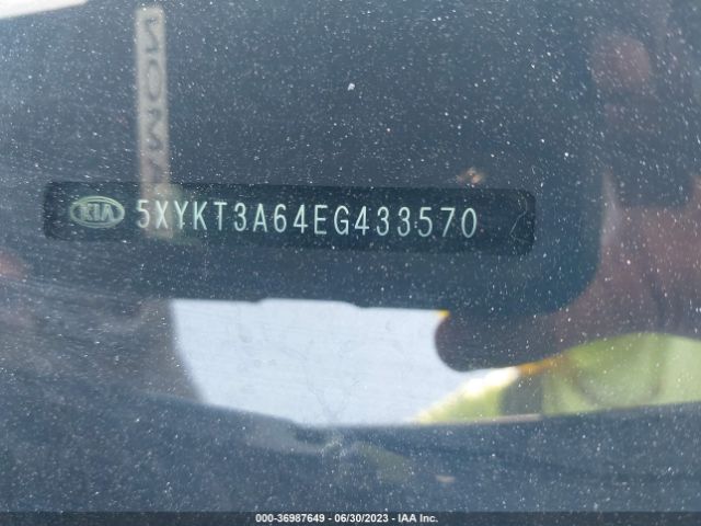 5XYKT3A64EG433570 KIA SORENTO LX