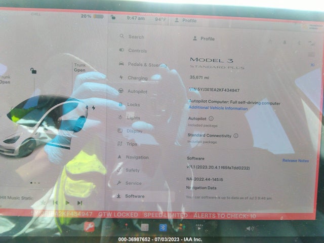 Tesla Model 3 Range 2019 5YJ3E1EA2KF434947 Image 7