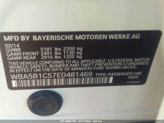 WBA5B1C57ED481469 BMW 5 Series 535i