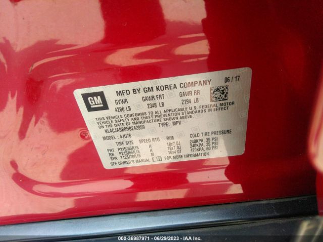 KL4CJASB0HB242859 Buick Encore Preferred