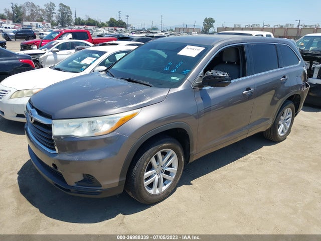 Toyota Highlander Le 2014 5TDZKRFH8ES014221 Image 2