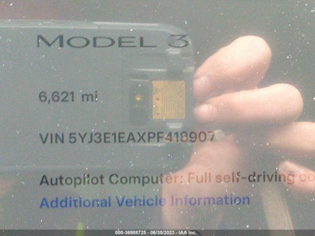 5YJ3E1EAXPF418907 Tesla MODEL 3