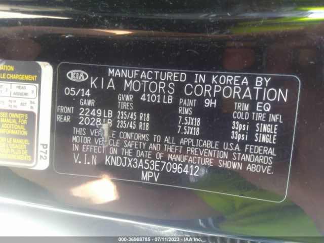 KNDJX3A53E7096412 KIA Soul !