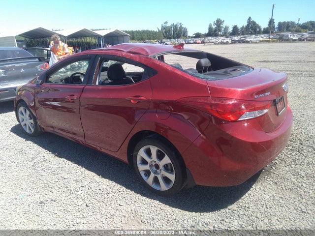 2012 HYUNDAI ELANTRA LIMITED PZEV VIN: KMHDH4AE9CU275855