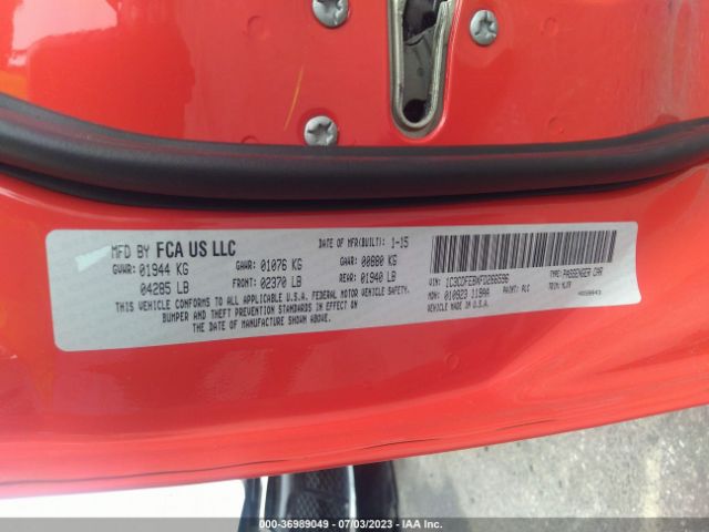 1C3CDFEBXFD266596 Dodge DART GT