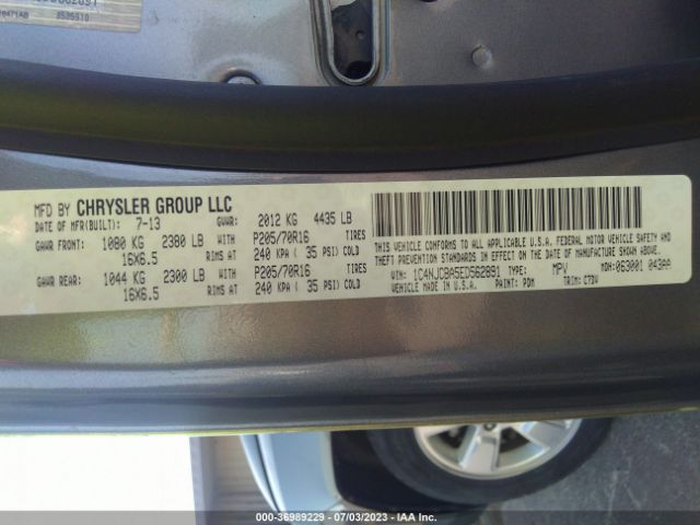 1C4NJCBA5ED562891 Jeep Compass Sport