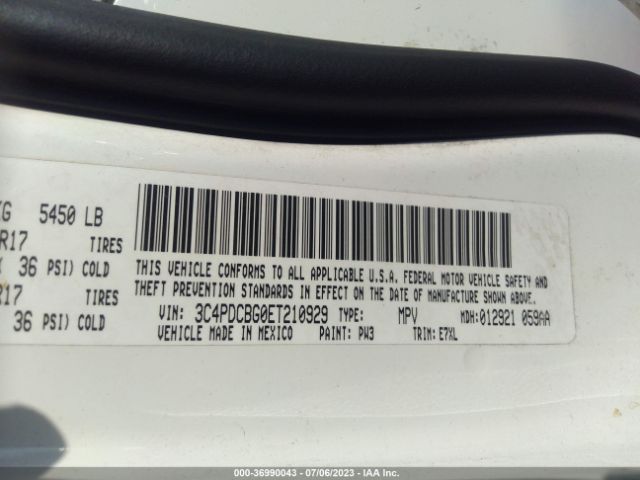 3C4PDCBG0ET210929 Dodge Journey Sxt