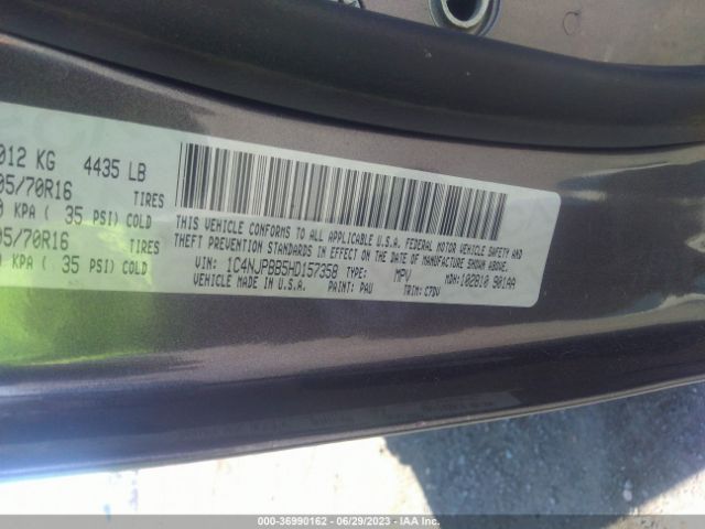 1C4NJPBB5HD157358 Jeep Patriot Sport
