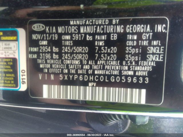 5XYP6DHC0LG059633 KIA Telluride S