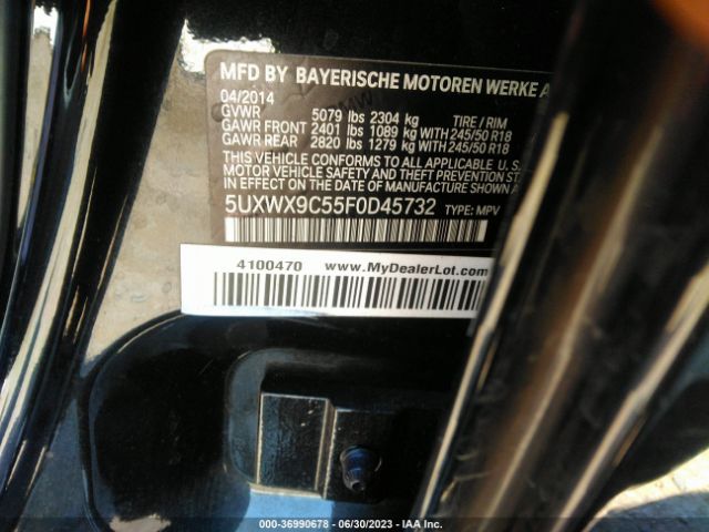 5UXWX9C55F0D45732 BMW X3 Xdrive28i