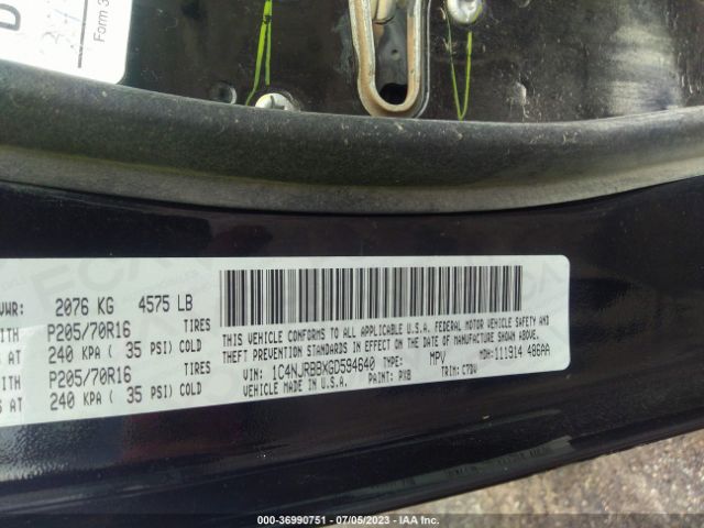 1C4NJRBBXGD594640 Jeep Patriot Sport