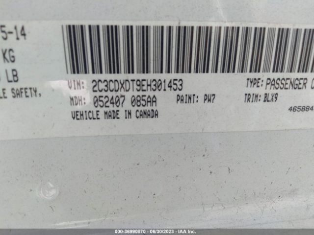 2C3CDXDT9EH301453 Dodge Charger Rt Plus
