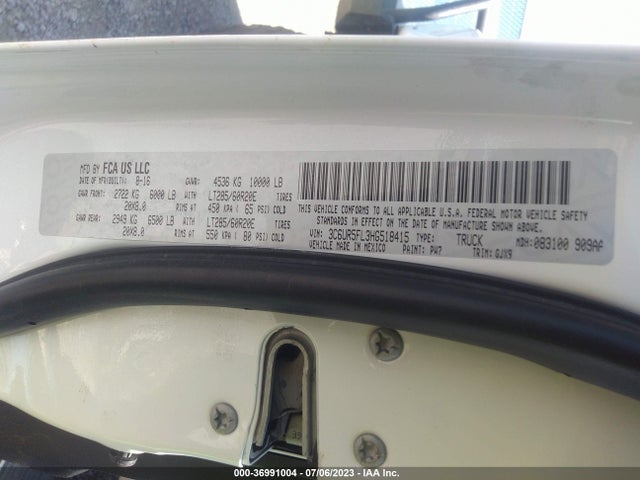 3C6UR5FL3HG518415 RAM 2500 Laramie