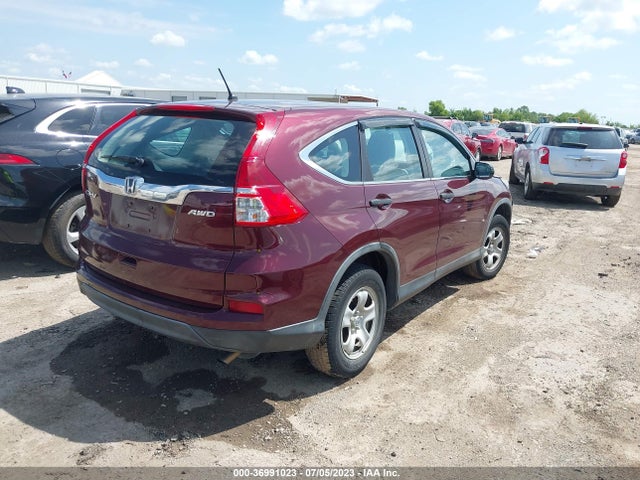 Honda CR-V LX 2015 5J6RM4H34FL124162 Image 4