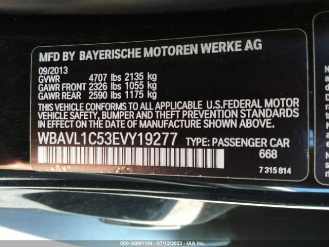 WBAVL1C53EVY19277 BMW X1 Xdrive28i