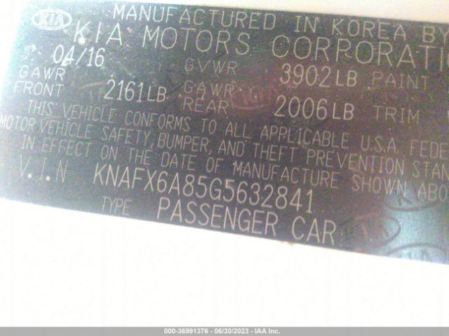 KNAFX6A85G5632841 KIA Forte Koup Ex