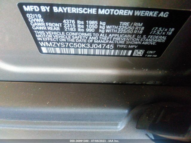 WMZYS7C50K3J04745 Mini Countryman Cooper