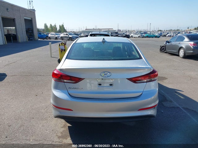 2018 HYUNDAI ELANTRA SEL VIN: 5NPD84LF6JH296762