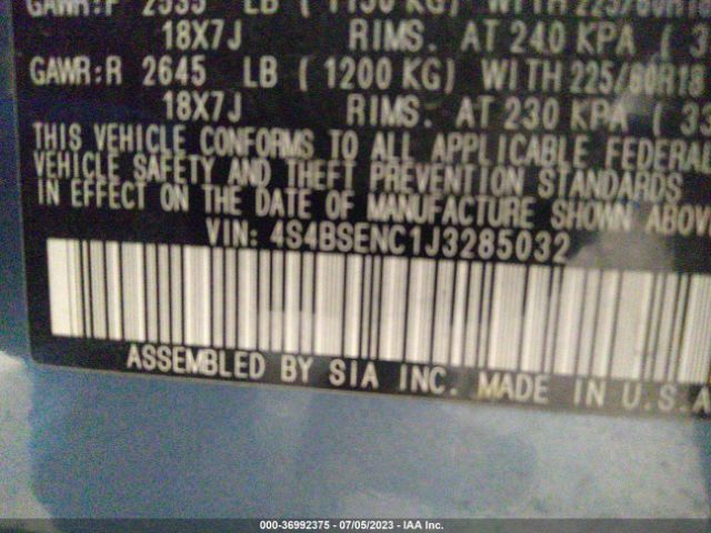 4S4BSENC1J3285032 Subaru Outback Limited
