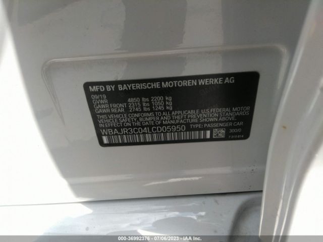 WBAJR3C04LCD05950 BMW 5 Series 530i