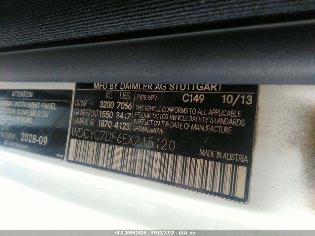 WDCYC7DF6EX215120 Mercedes-Benz G-class G 63 Amg