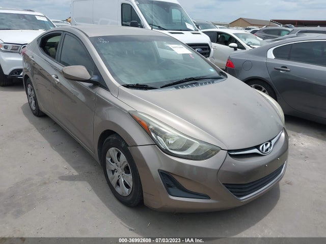 Hyundai ELANTRA SE 2016 5NPDH4AE9GH700009 головне зображення